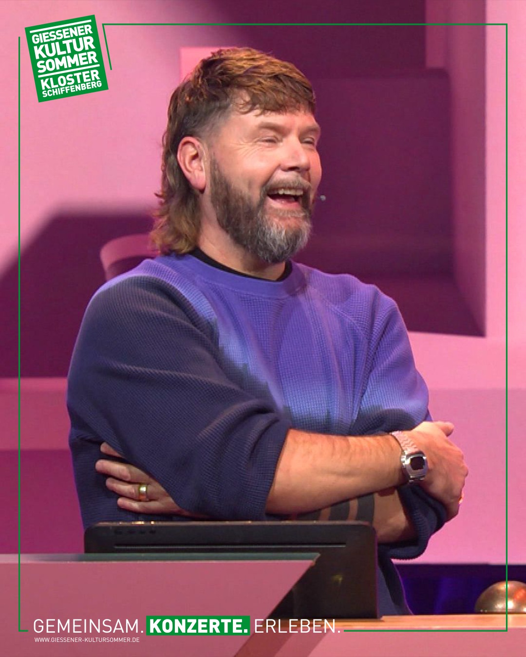 Am vergangenen Sonntag konnte sich Rea Garvey im TV-Format „Wer stiehlt mir die Show?“ gegen Joko Winterscheidt durchsetzen – und darf heute Abend um 20:15 Uhr auf ProSieben genau diese Show moderieren und verteidigen! 📺🔥
Und das Beste: Am 21.08. könnt ihr Rea live beim Gießener Kultursommer erleben!
Die letzten Tickets gibt es über unsere Webseite.
#reagarvey #giessenerkultursommer #klosterschiffenberg #openair
