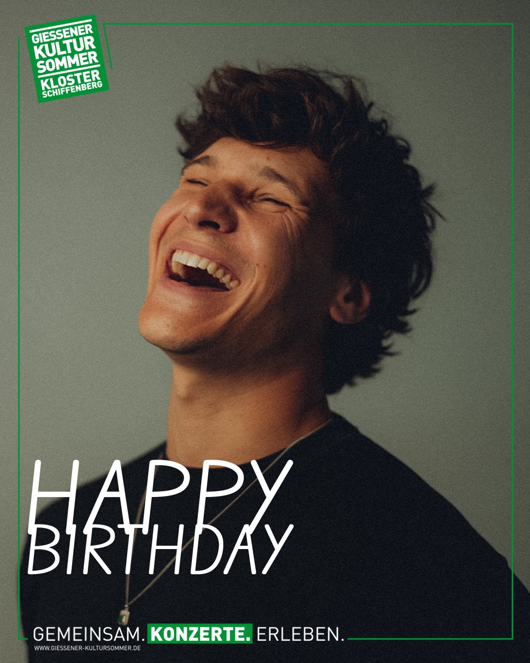 Happy Birthday, Wincent! 🎉
@wincentweiss wird heute 33 – wir gratulieren herzlich und zählen schon die Tage bis zu seinem (fast ausverkauften) Konzert am 30. August bei uns im Kloster Schiffenberg! 🥳❤️
🎟 Die letzten Tickets gibt’s jetzt auf unserer Webseite – schnell sein lohnt sich!